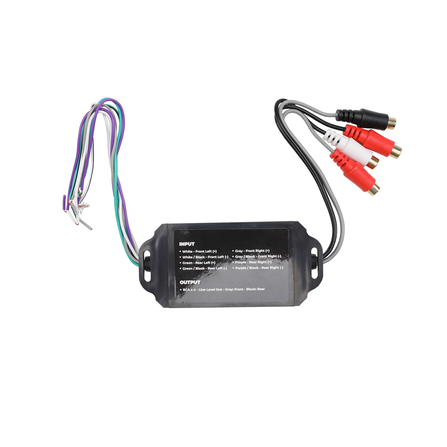 MAXXLINK VLOC-4V1 4 Channel Line Output Converter | Hifonics